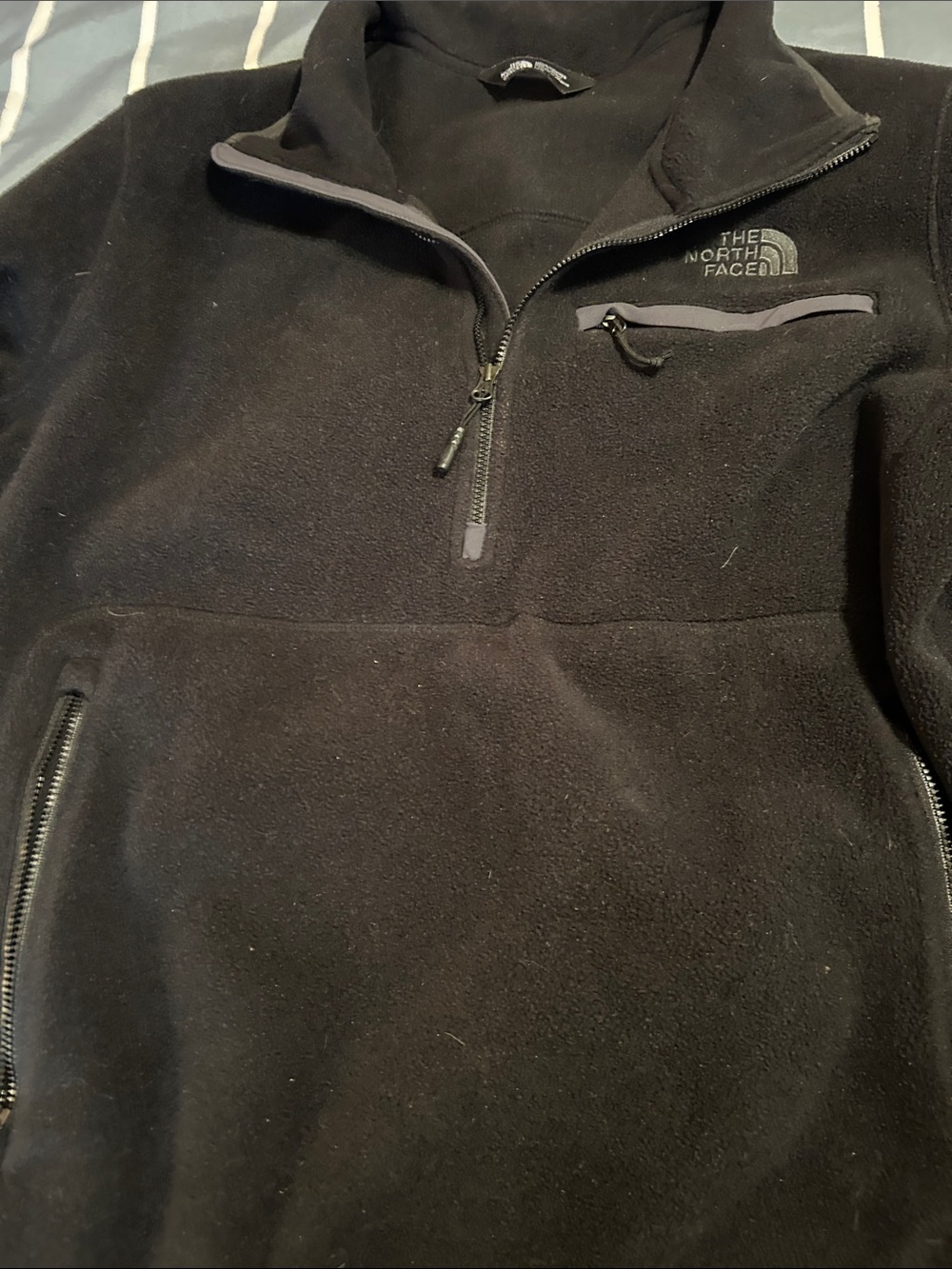 The North Face Black Half-Zip Fleece Pullover
